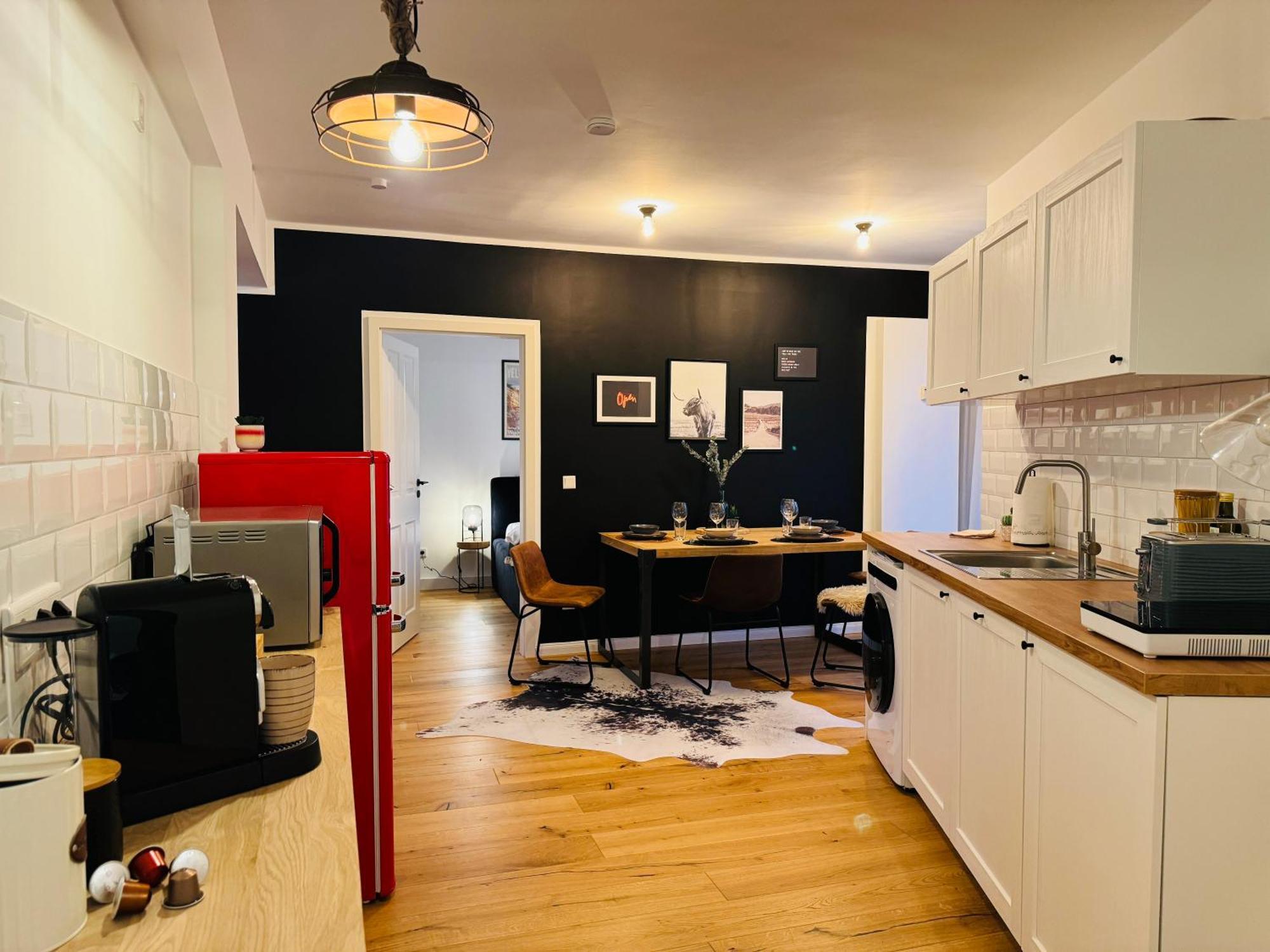 Klassen Stay - Designer Apartment Fuer 6 - Zentral - 2X Kingsize Essen Esterno foto